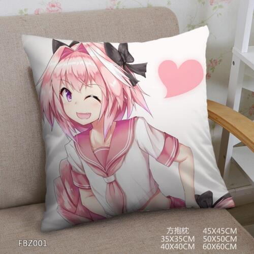 Japanese Anime Home Textile Two Sided Square Pillow Case Fate Grand Order Dakimakura Pillowcase Body Pillow Cover christmas gift