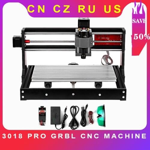 CNC Machine 3018 Pro GRBL DIY Mini CNC router 3 Axis Pcb Milling Cutter Machine Wood Router Engraver with Offline Controller