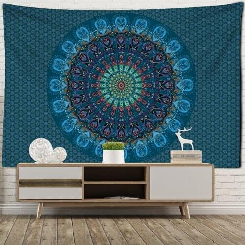 Mandala Tapestry Wall Hanging Bohemian Indian Witchcraft Hippie Psychedelic Room Bedroom Home Art Decor