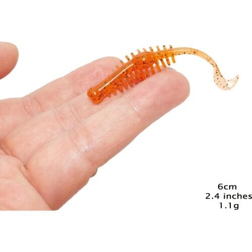 Soft Shad Fishing Lures 60mm 1.12g 10pcs For Japan Worm Grub Pesca Artificial Swimbait Silicon Bait Rubber Fish Fishing Tackle