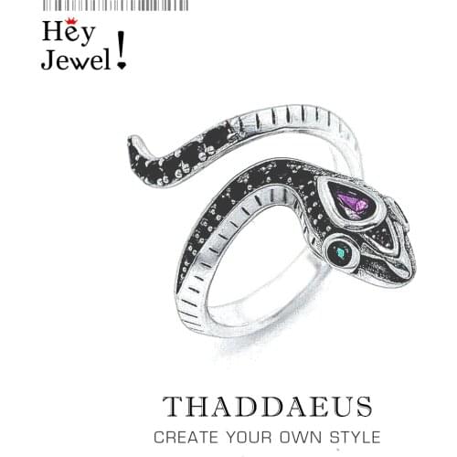 Snake Inspired Ring,Bohemia Fine Jewerly For Women,2021 Brand New Symbol of Seduction Gift In 925 Sterling Silver