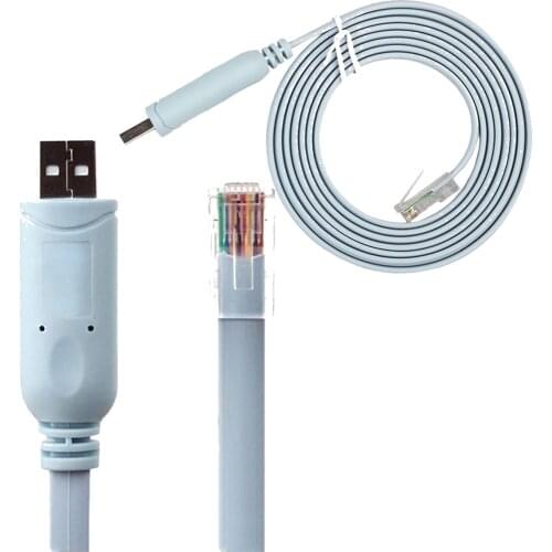 1.8M USB To RJ45 For Cisco USB Console Cable CONSOLE Debug line A7H5 for Cisco H3C HP Arba 9306 huawei router rollover console