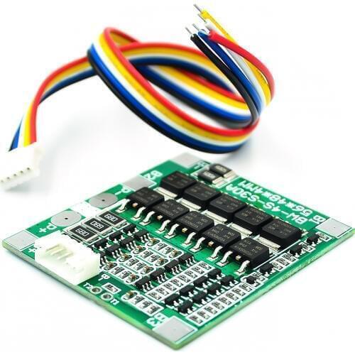 4S 30A 14.8V Li-ion Lithium 18650 Battery BMS Packs PCB Protection Board Balance Integrated Circuits 45x56mm Electronic Board