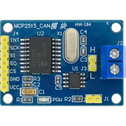 MCP2515 CAN Bus Module TJA1050 receiver SPI For 51 arduino Diy Kit MCU ARM controller