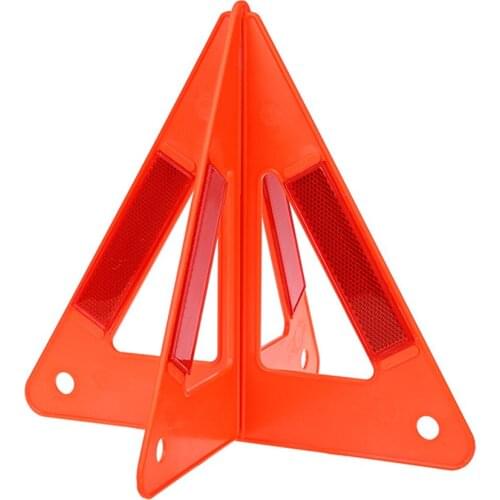 New Arrive Auto Car Warning Triangle Safety Emergency Reflective Vehicle Fault Car Safety Tools Cars Tripod Red Stop Sign Folded
