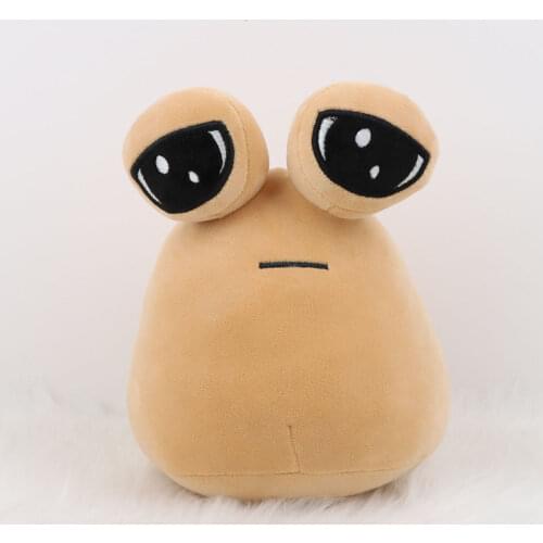 New Game My Pet Alien Pou Plush Toy Cute Alien Plushie Pet Stuffed Animals Pou Soft Doll Pillow for Children Kids Gift 22cm