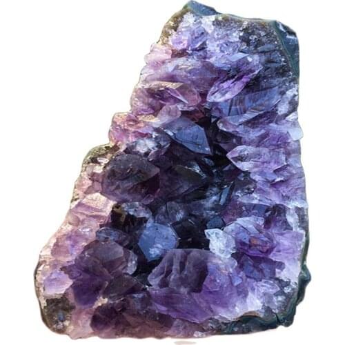 1pcsNatural purple Amethyst cathedral quartz crystal cluster Specimen from Brazil