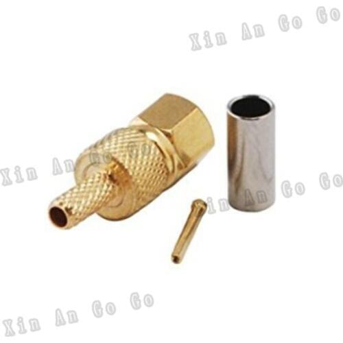 SMC female crimp RF connector SMC female crimp Jack for RG316 RG174 LMR100 coaxial cable fast ship