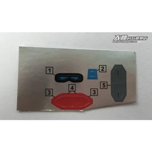 HG Gundam model Eye stickers Blue Action Figure Assemble Model Toys