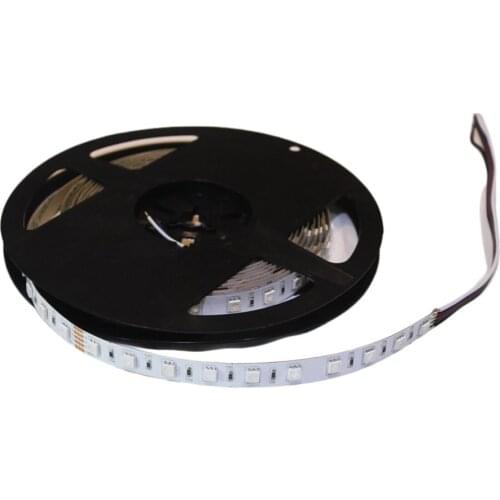 RGBW LED Strip 300 LEDs 16.4ft/5m DC 24V 72W SMD5050 RGBW Super Brightness High CRI Flexible LED Strip Tape Lighting Kit