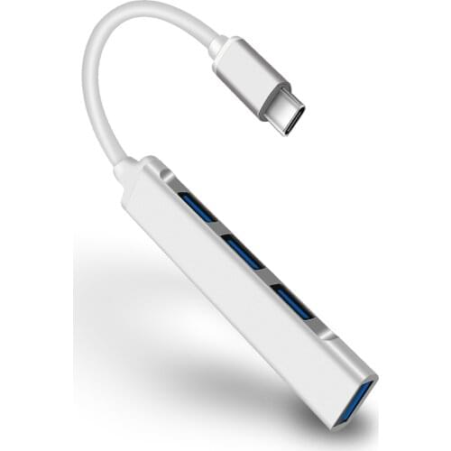 HyhVic USB HUB 3.0 Type C 3.1 4 Port Multi Splitter Adapter OTG USB for Macbook Pro 13 15 Air Mi Pro HUAWEI PC Accessories