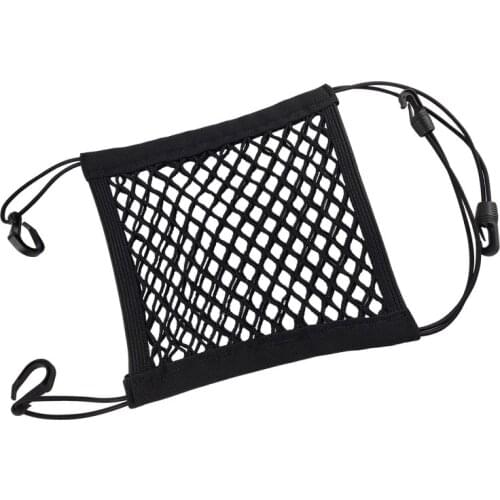 1X Universal Car Organizer Net Mesh Trunk Goods Storage Seat Back Stowing Tidying Mesh In Trunk Bag Network Interior Accessories