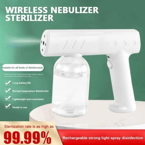 250ml Nano Sanitizer Sprayer Handheld Sterilizer Sprayer Fogger Home Disinfectant Mist Spray Gun Cordless Sprayer Gun Machine