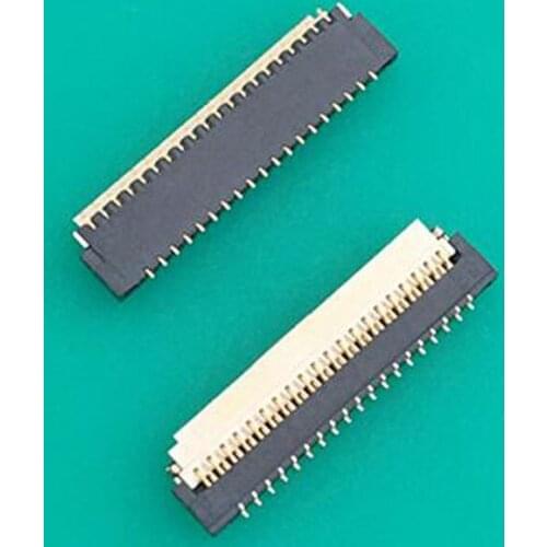 30pcs FH26-45S-0.3SHW Mobile Phone Cable Socket 0.3 Pitch 45-pin Double Row Pin Wrong Feet