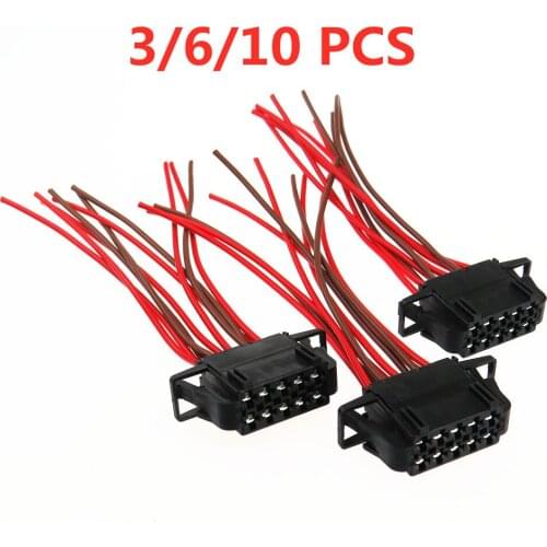 Car Seat Adjust Switch Connector Pigtail Plug Cable For Passat B6 Golf MK5 MK6 Jetta Octavia Seat TT A3 A4 A6 R8 1J0 972 725