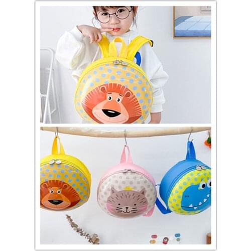 Free shipping 1pcs kindergarten anti lost schoolbag cute cartoon eggshell backpack boy / girl 3-6 years old light backpack
