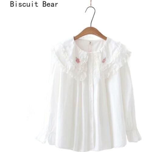 Офисные блузки Biscuit Bear China At AliExpress