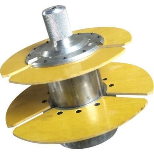 Cable coil bobbin fast coiling head for coil winding machine inner diameter 120 width35-100mm
