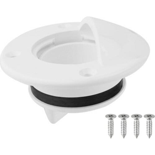 Deck Drain Valve Screw Caps Stopper Nylon Boat Transom Deck Mount Drain Scupper Valve Screw Caps Stopper Kayak Boat Accessories