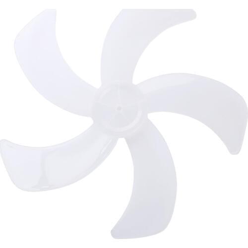 Household Big Wind 16/18 Inch Fan Blade Plastic Five-Leave Blades for Stand/Table Fanner General Motor Fans Appliance Accessory