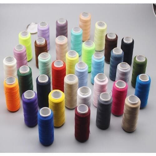 2pc 200yards Sewing Thread Polyester Thread Set Strong And Durable Sewing Threads For Hand Machines