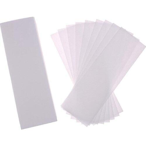 NEW-200 Pack Hair Removal Waxing Strips Non woven Wax Strips Epilating Strips for Face, Legs, Underarms, Body and Bikini, White