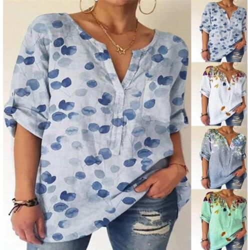 2021 New Women Tops Long Sleeves Sweat Absorbent Loose Summer Casual Tunic Shirt for Daily Life