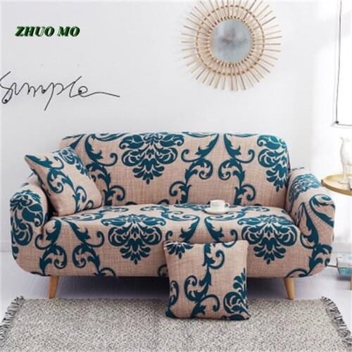 New Printed Sofa Cover All-Inclusive Universal Modern Living Room Home Decoration Sofa Cover 4 Seasons 1/2/3/4 Seat Sofa Cover