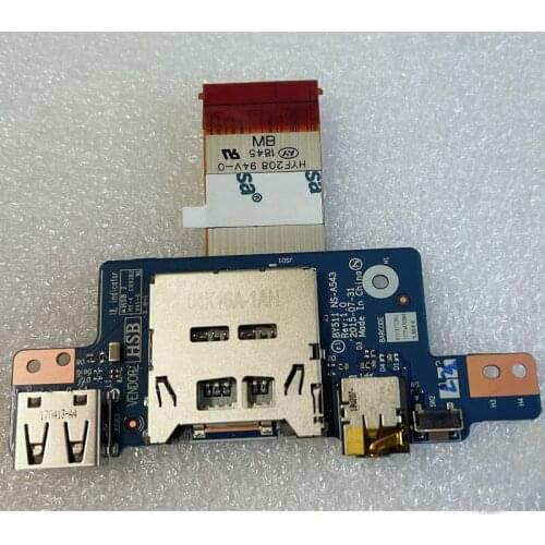 Original used For Lenovo IdeaPad Y700-15ISK Audio USB Card Reader Board w/cable BY511 NS-A543 Tested