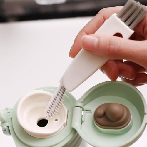 Wonderlife Cup lid Cleaning Brush Bottle Milk Cup Brush Wash Drinking Pipe Straw Brush Cleaner Kitchen Accessories