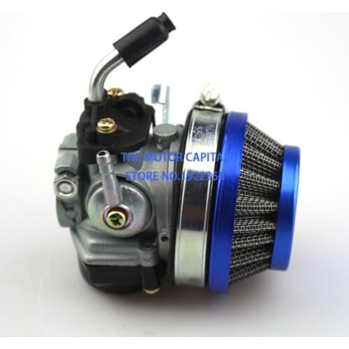 Blue Racing Carburetor Air Filter Carb fit 49cc 50cc 60 66 80cc 2 Stroke Motorized Bike Bicycle mini bike atv free shipping