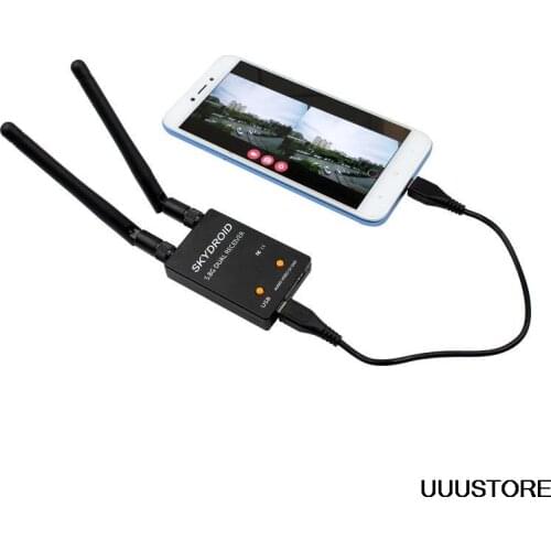 Skydroid 5.8Ghz 150CH True Diversity UVC OTG Smartphone FPV Receiver Android Tablet PC VR Headset FPV System RC Drone