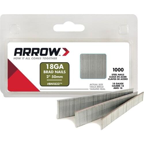Arrow BN1832 50mm 1000 Pcs Professional Cut Head Nails
