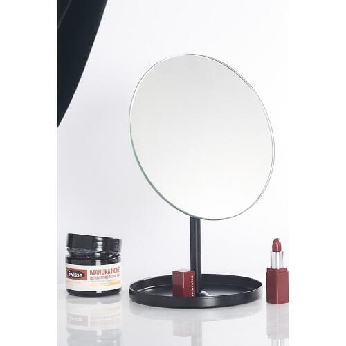 Makeup mirror kawaii makeup home decoration accessories vanity decor makeup bath room plate stand organizer