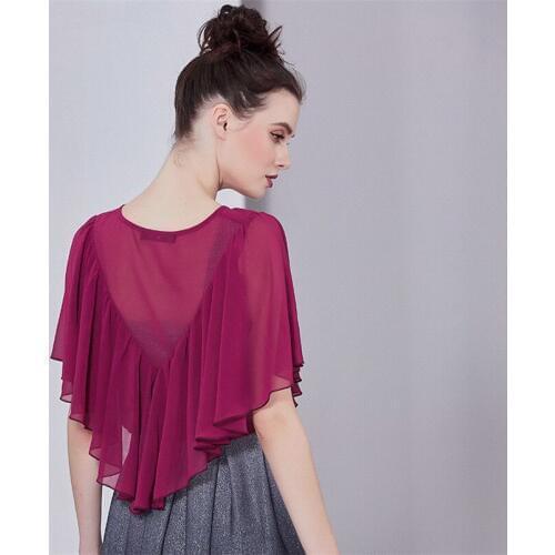 2020 Summer Cardigan Short Tops Women Casual Short Butterfly Sleeves Tops Chiffon Vintage Elegant Ladies Shirts Plus Size M-8XL