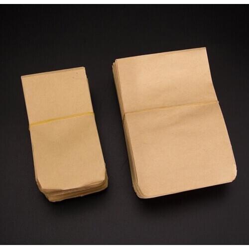 100 Agriculture Garden vegetable Kraft Paper Pollen Breeding Bags 6*10cm