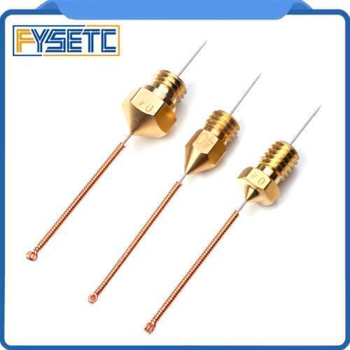 20pcs 3D Printer Accessories Tool Bendable Drill Bit 0.3x25mm/0.4x25mm for Cleaning Of 3D Printer Hotend 0.4mm Nozzle