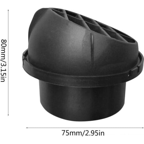 80mm Warm Heater Parking Heater Air Vent Car Heater Air Outlet Directional Rotatable for Webasto Truck Auto Parts