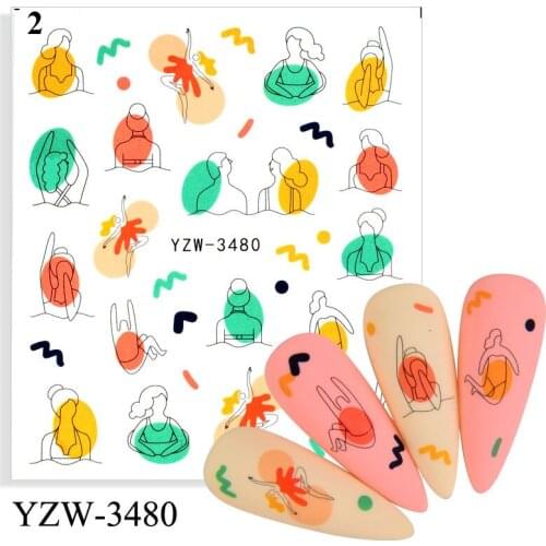 Free shipping Mixed Designs Water Transfer Nail Art Sticker Watermark Decals For Nails DIY Decoration Arts Beauty Manicure Tools