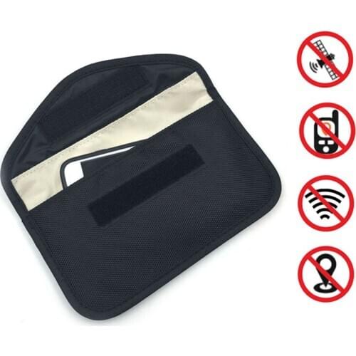Signal Blocking Bag Car Fob Signal Blocking Bag Shielding Pouch Wallet ID Card Car Key Case