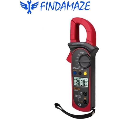 FINDAMAZE ST201 Digital Multimeter Clamp Ammeter Transistor Tester Capacitor Tester Power Test Automotive Voltage Tester
