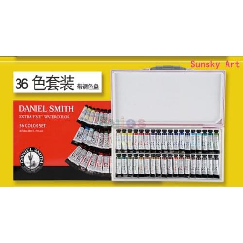 DANIEL SMITH Half solid watercolor 6/15 color Artist level watercolor 12/24/36 color Tubular 5ml set professional art supplies