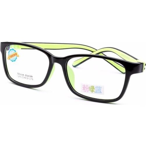 Childrens Silica Material Glass Frame Fashion Korean Edition Large Frame Tr90 Student Comfort Mirror Frame