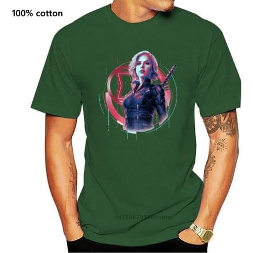 Womens Black Widow Theme Print T Shirt Hot Sale Summer/Autumn Crewneck 100% Cotton Tees Geek Tops Tees Drop Shipping