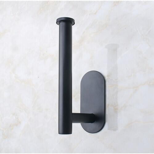 Stainless steel Kitchen toilet roll paper towel rack holder no Punch Cabinet Napkins Hanger Cling Film Storage Wardrobe Door