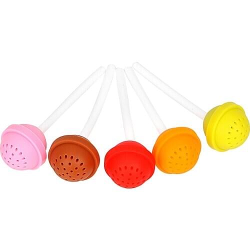 Kitchen Tools Silicone Tea Infuser Tea Accessories Empty Tea Bag Filter Tea Strainer Lollipop Shape Teaware Cute