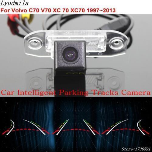 Lyudmila FOR Volvo C70 V70 XC 70 XC70 1997~2013 Car Intelligentized Backup Reversing Camera Rear View / Dynamic Guidance Tracks