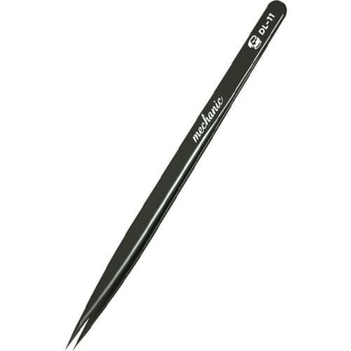 Mechanic Precision Tweezers Anti Static Forceps for Phone Flying Wire Spot Welding IC Chip Components Clamping Tool DL-11