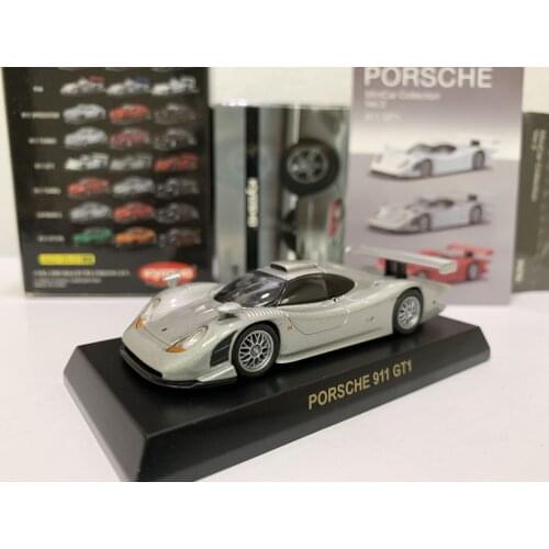 KYOSHO 1/64 PORSCHE 911 GT1 Le Mans Racing 996 Collect die casting alloy F1 trolley model
