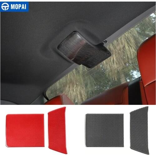 MOPAI Interior Accessories for Dodge Challenger 2015+ Car Rear Seat Roof Decoration Stickers for Dodge Challenger 2015